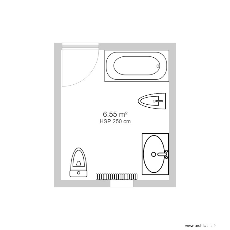 Chatillon SDB Avant. Plan de 0 pièce et 0 m2