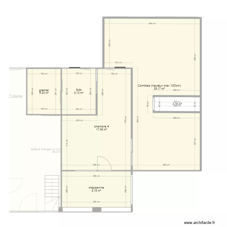 plan Rdc Maison PAC. Plan de 