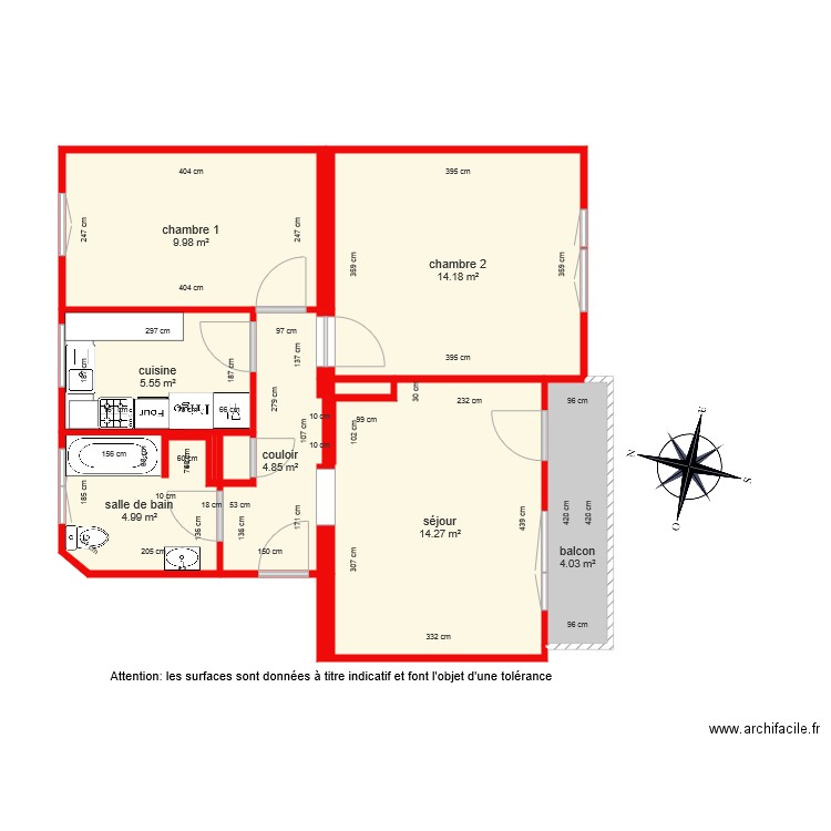 BI 4275 coté. Plan de 0 pièce et 0 m2