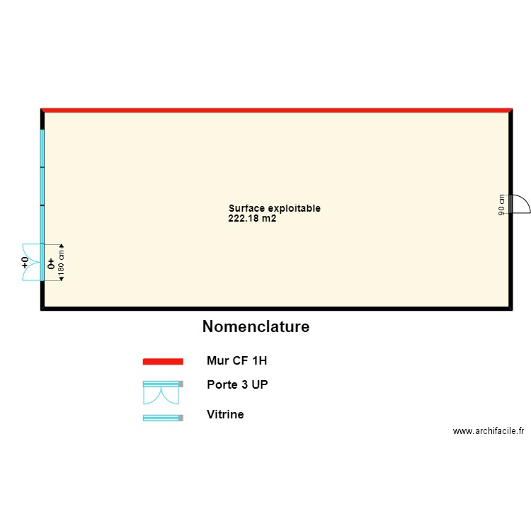 Mama Market Limay avant projet. Plan de 0 pièce et 0 m2
