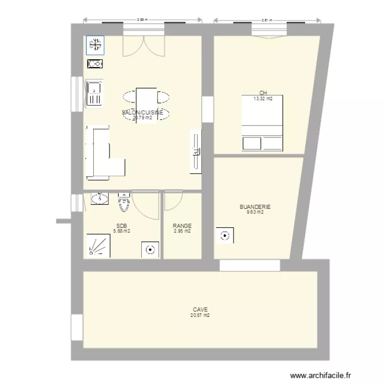 FRENCLENS RDC. Plan de 