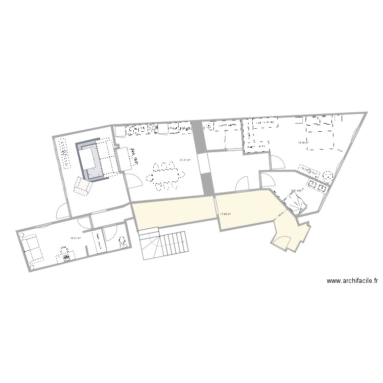 T3 RDC CASTRES . Plan de 0 pièce et 0 m2