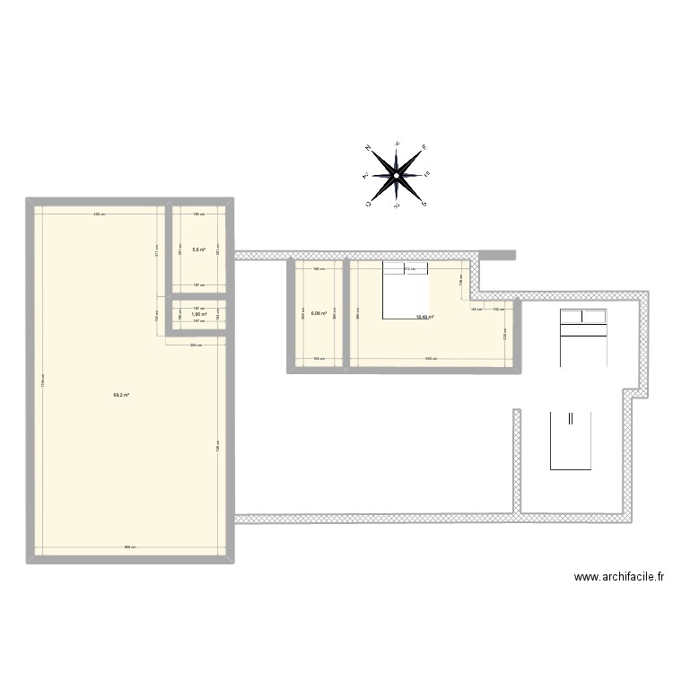 Maison GA. Plan de 0 pièce et 0 m2