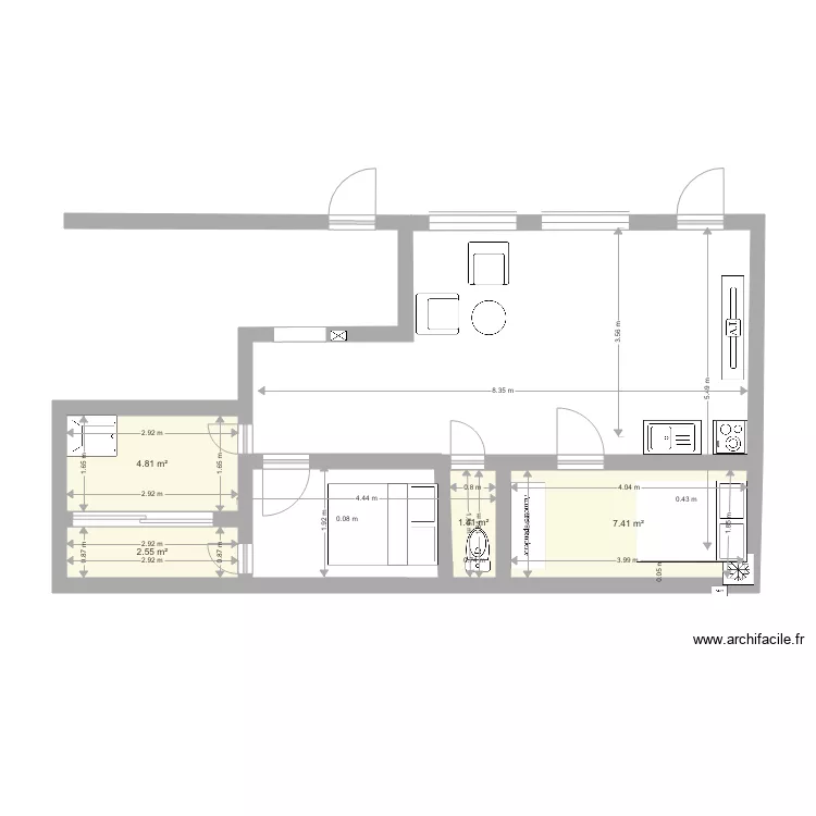 70 Mouffetard RJ RenoV 4. Plan de 