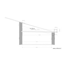 Plan toiture plat coup a 