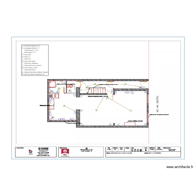 74 VAN GRUTTEN RDC Plan Elec. Plan de 