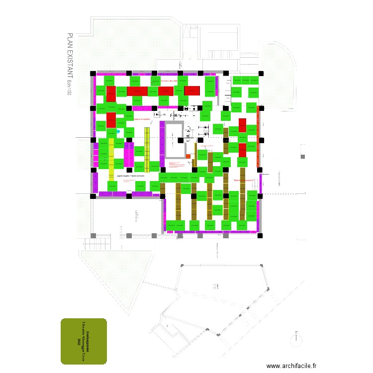 Almouggar V5 partagé. Plan de 0 pièce et 0 m2