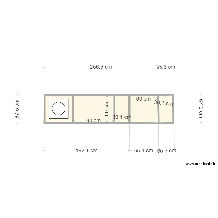 meuble. Plan de 0 pièce et 0 m2