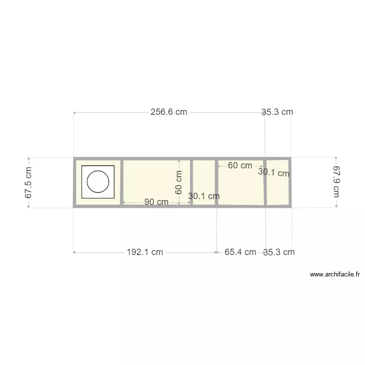 meuble. Plan de meuble. Plan de