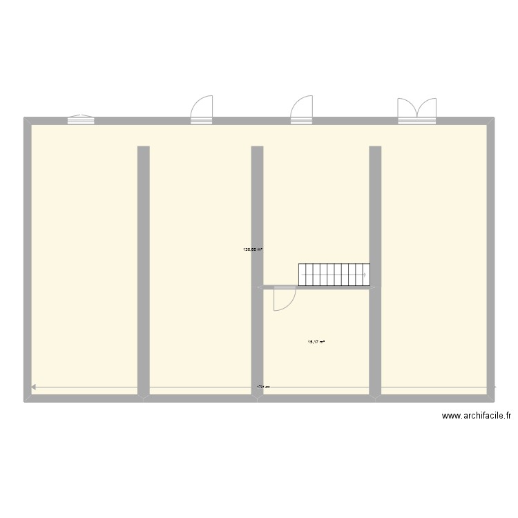 Batisse Chirens Modif. Plan de 23 pièces et 698 m2