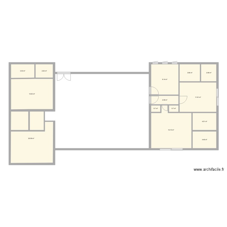 maison 3 gwada. Plan de 0 pièce et 0 m2