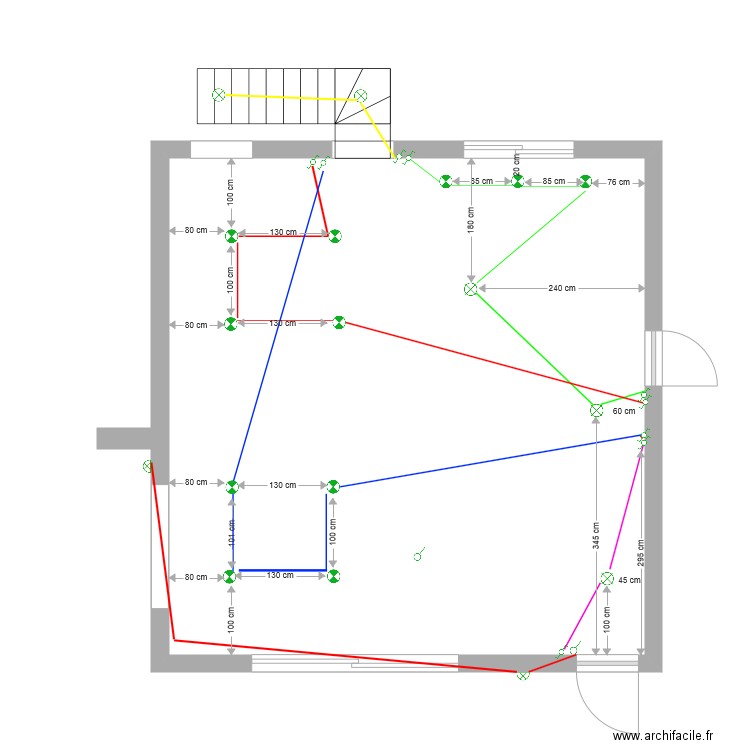 luminaire salon. Plan de 0 pièce et 0 m2