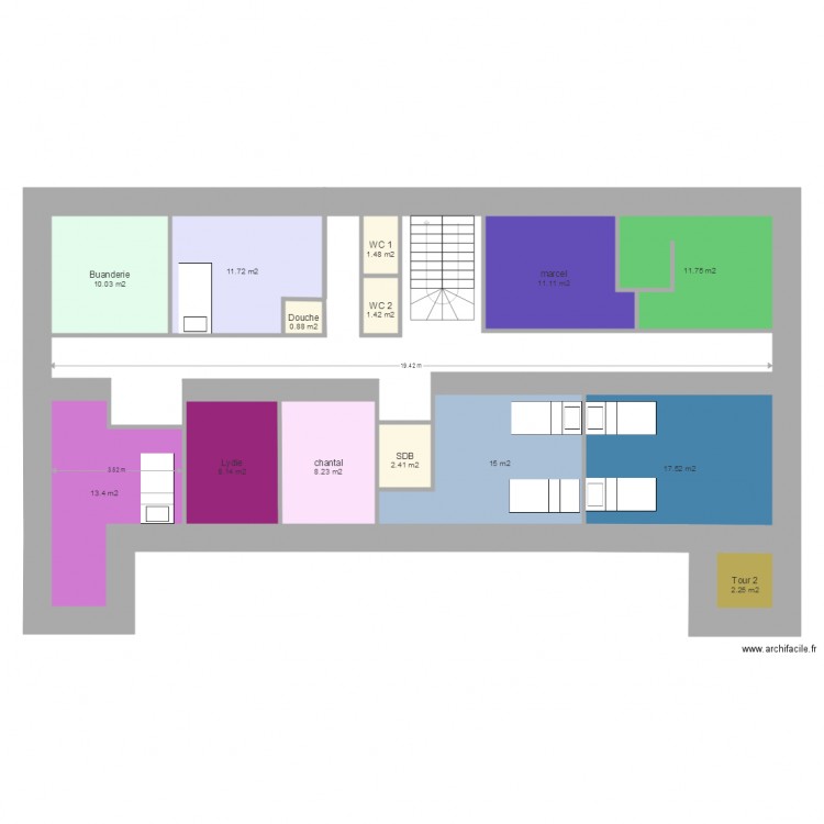 chateau août. Plan de 0 pièce et 0 m2