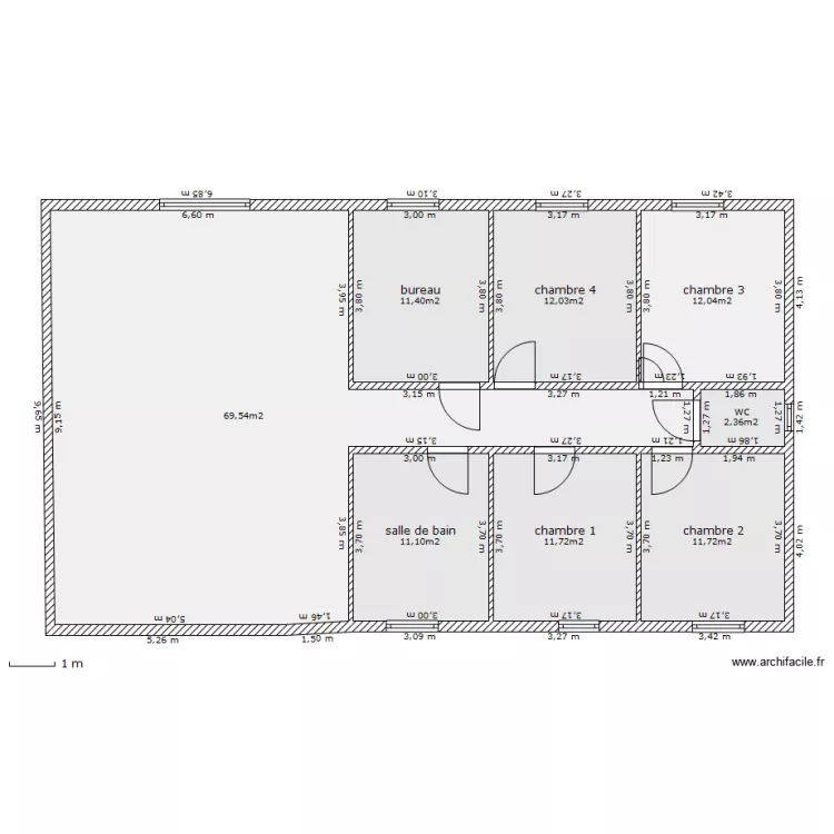 maison en bois rita. Plan de 