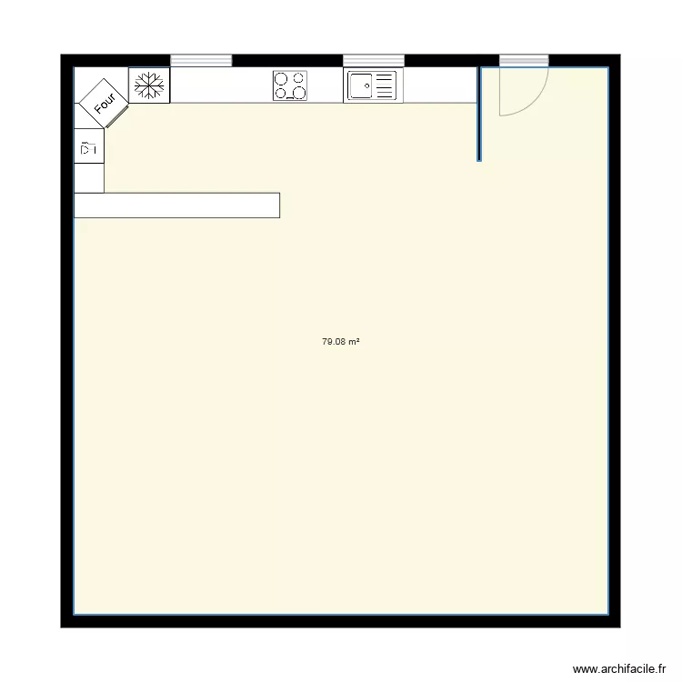 CUISINE. Plan de 