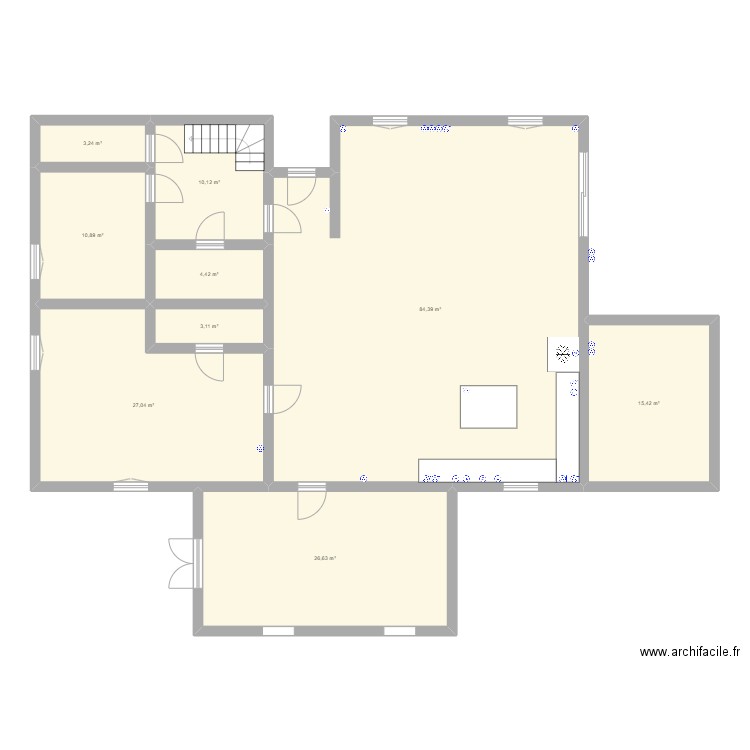 maison tremont. Plan de 0 pièce et 0 m2