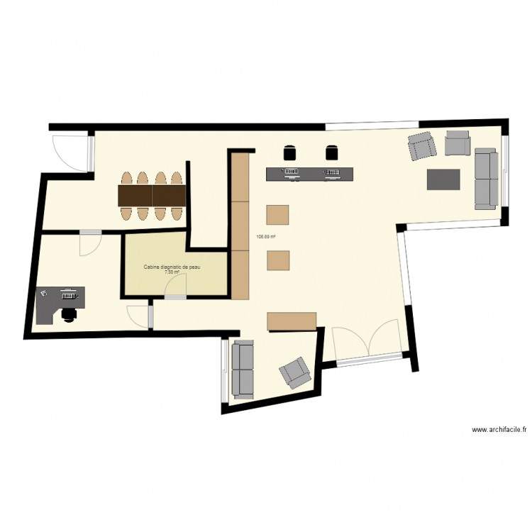 plan accueil Spa Source. Plan de 0 pièce et 0 m2