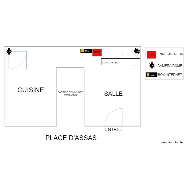 RESTAURANT BARNS NIMES. Plan de 0 pièce et 0 m2