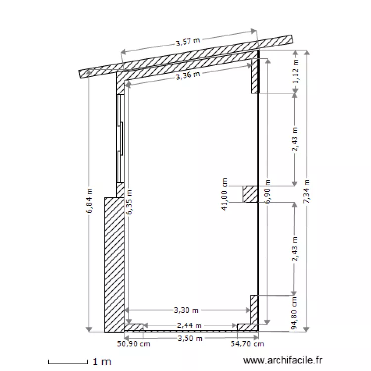 Preau 2 Vue de dessus. Plan de 