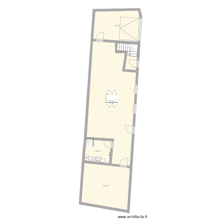 Division. Plan de 0 pièce et 0 m2