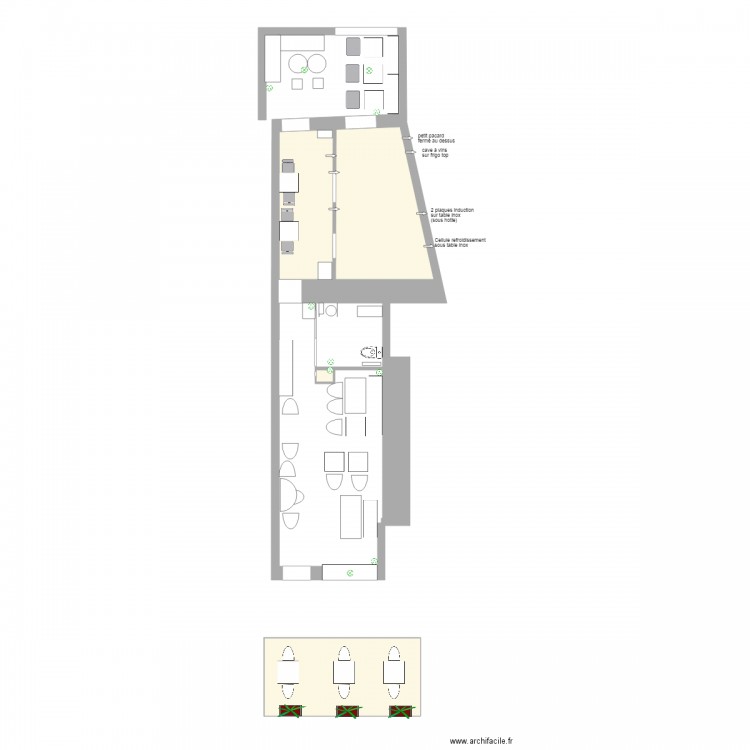 PLAN SALLE GALENTIN S DAY. Plan de 0 pièce et 0 m2