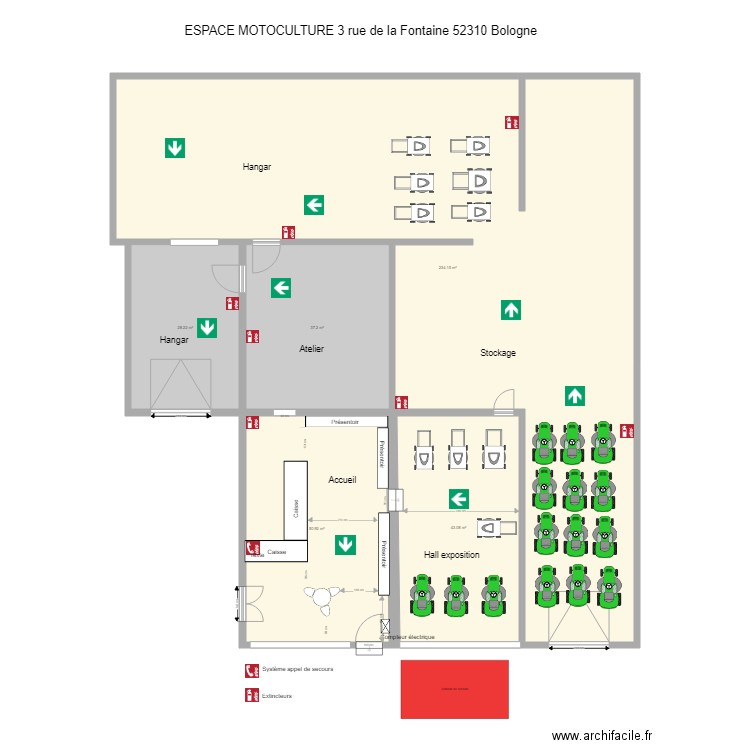 Espace Motoculture SI. Plan de 0 pièce et 0 m2