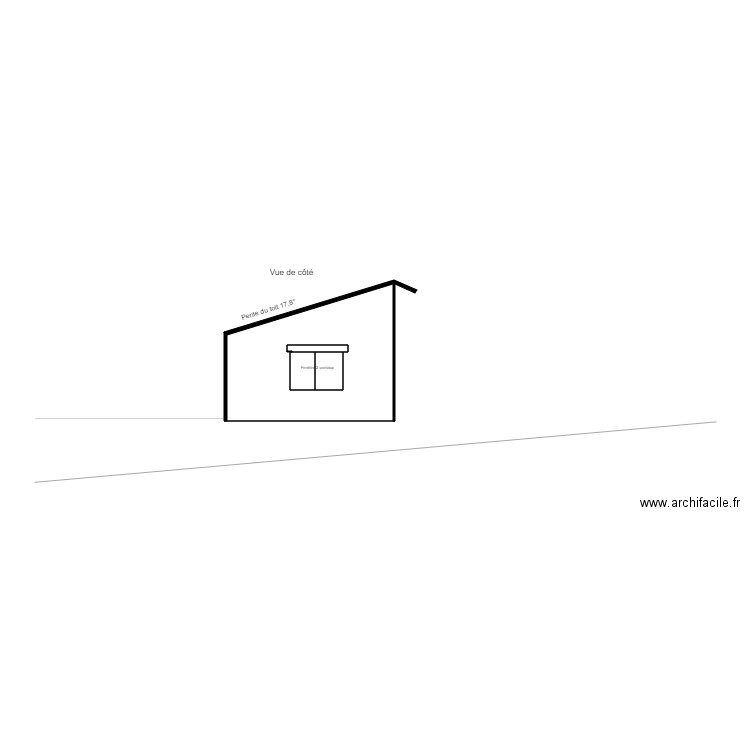 Plan de coupe 3 d. Plan de 0 pièce et 0 m2