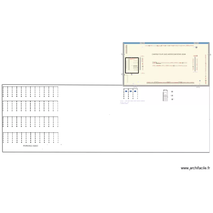 PLAN CARREFOUR DES ASSOCIATIONS 2023 NOMINOE. Plan de 