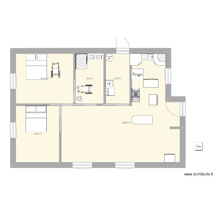 maison paille2. Plan de 0 pièce et 0 m2