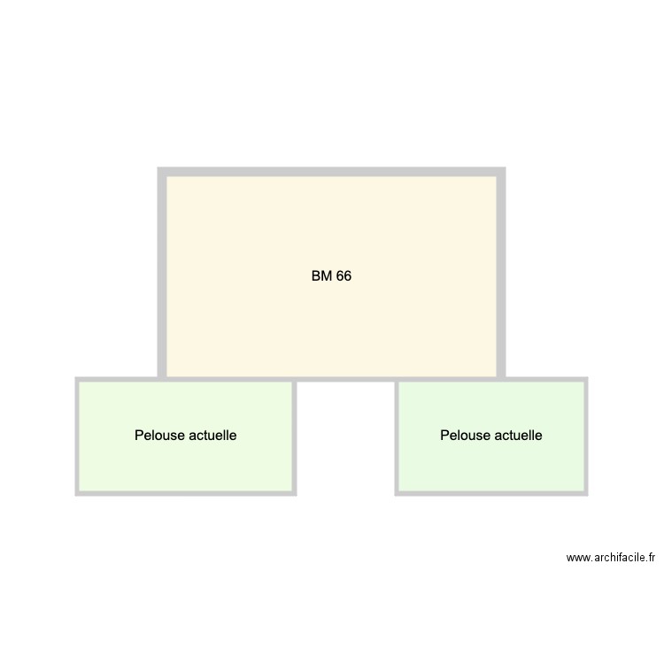 BAL Pelouse. Plan de 0 pièce et 0 m2