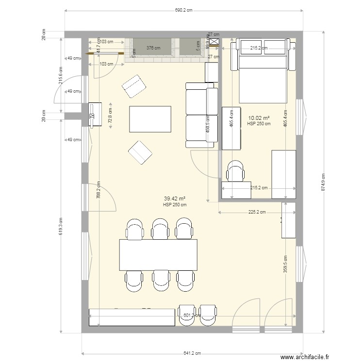 salon1. Plan de 0 pièce et 0 m2