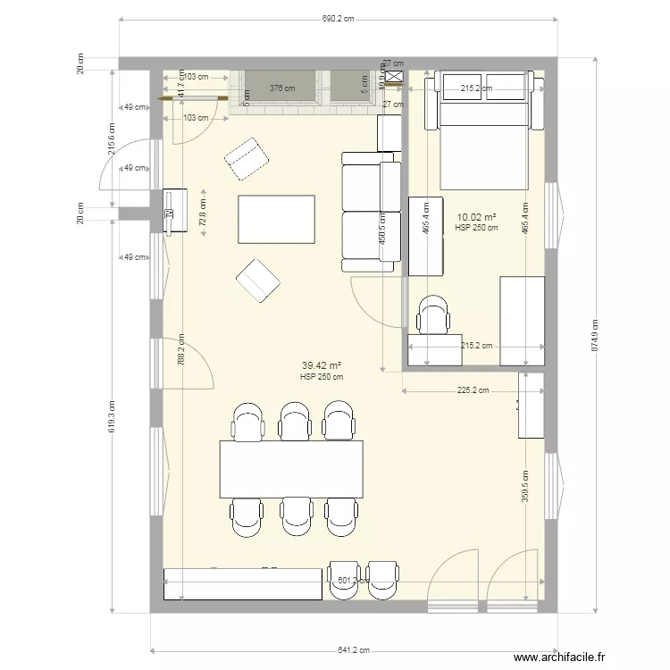 salon1. Plan de 0 pièce et 0 m2