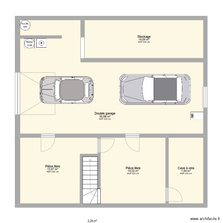 RIMBERT 3. Plan de 6 pièces et 103 m2