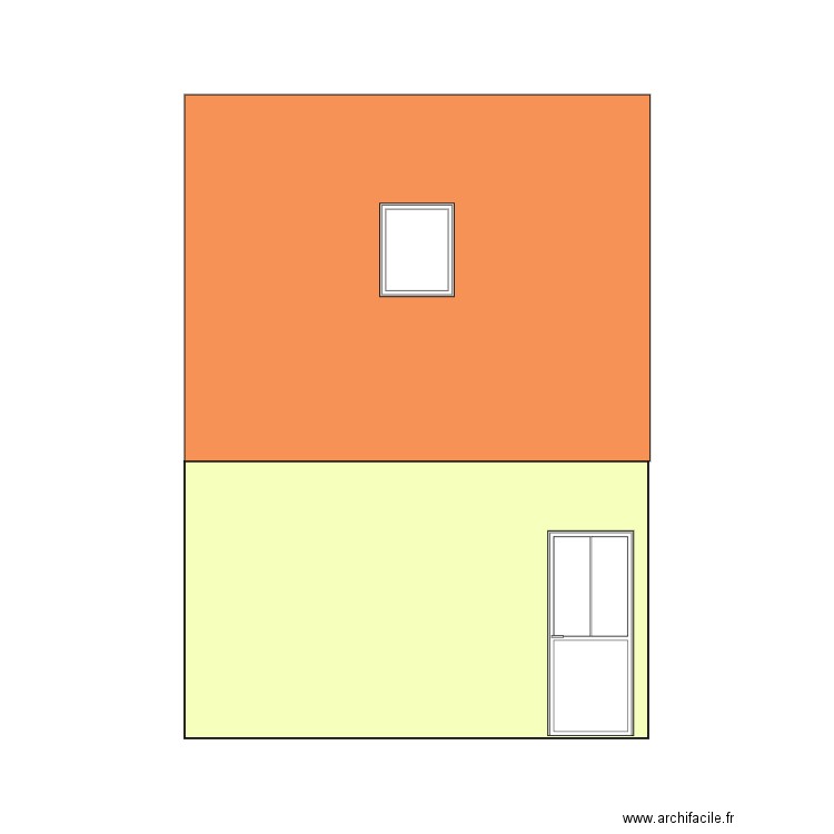 facade arriere. Plan de 0 pièce et 0 m2