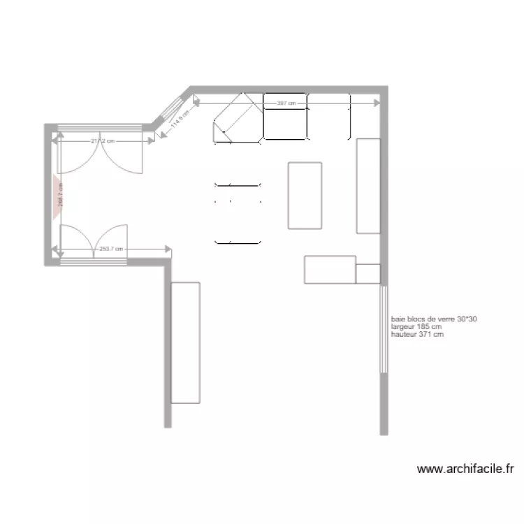 implantation salon1. Plan de 