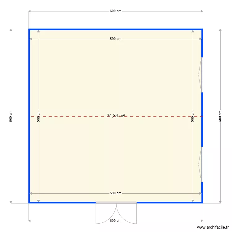 Technord 60x60. Plan de 
