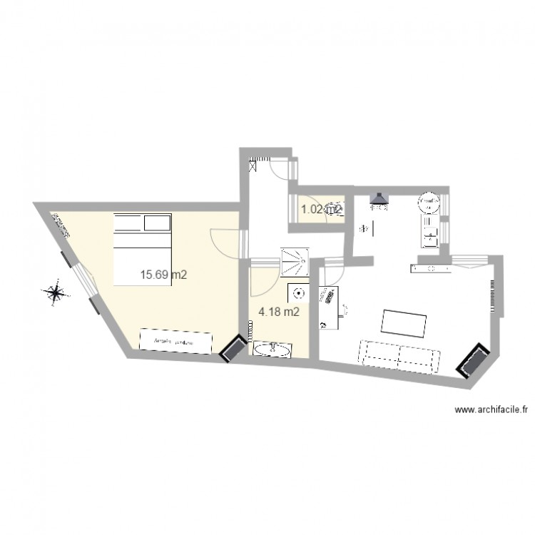 Plan. Plan de 0 pièce et 0 m2