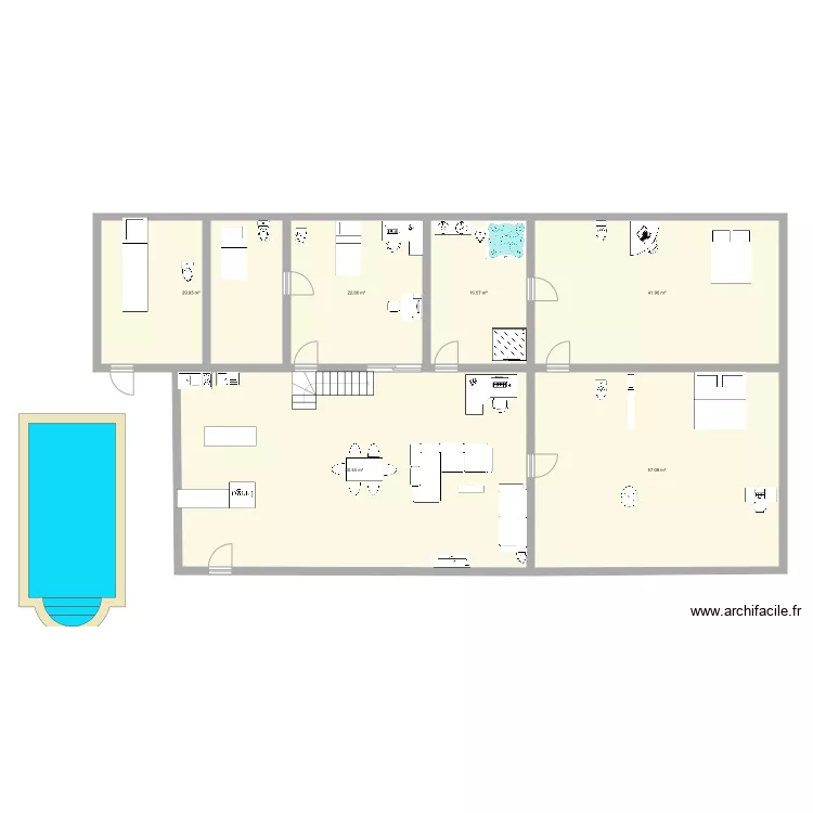 Maison de Nina. Plan de Maison de Nina. Plan de