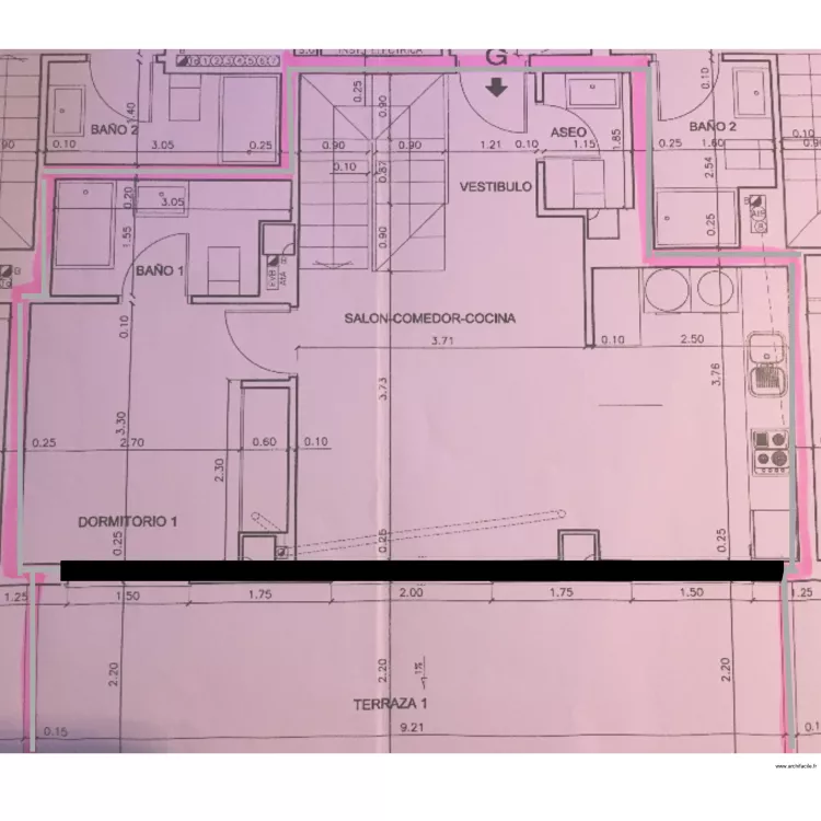 9&egrave;me &eacute;tage Los Abedul&egrave;s. Plan de 