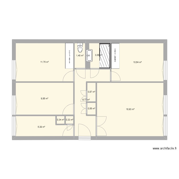 Les Lilas. Plan de 0 pièce et 0 m2