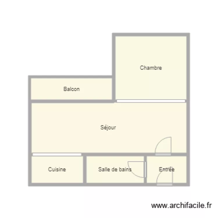 59 ND DES CHAMPS. Plan de 