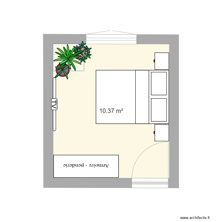 chambre 2. Plan de 0 pièce et 0 m2