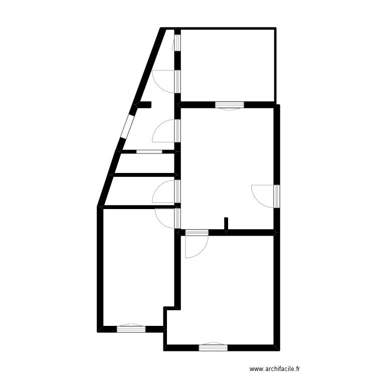 SATHONAY 2022. Plan de 7 pièces et 59 m2