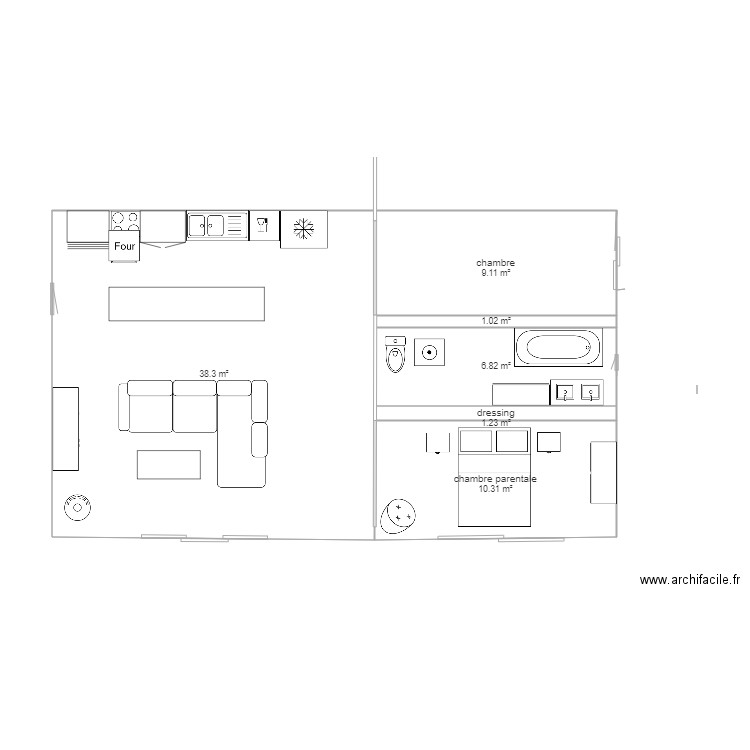 cabane sarlat finale. Plan de 0 pièce et 0 m2