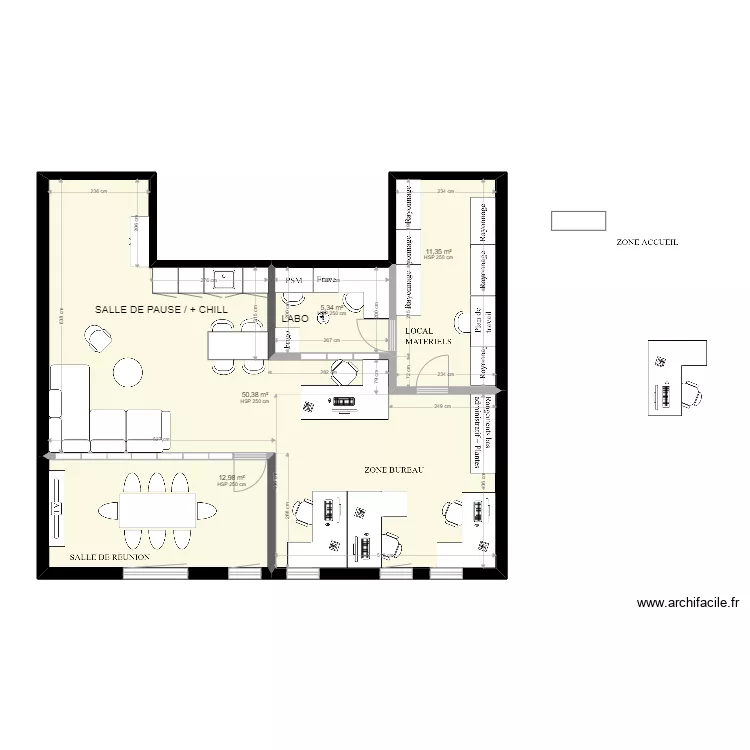 Locaux Velaux - Projet 2. Plan de Locaux Velaux - Projet 2. Plan de