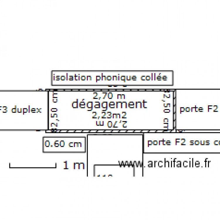 escalier   dégagement. Plan de 0 pièce et 0 m2
