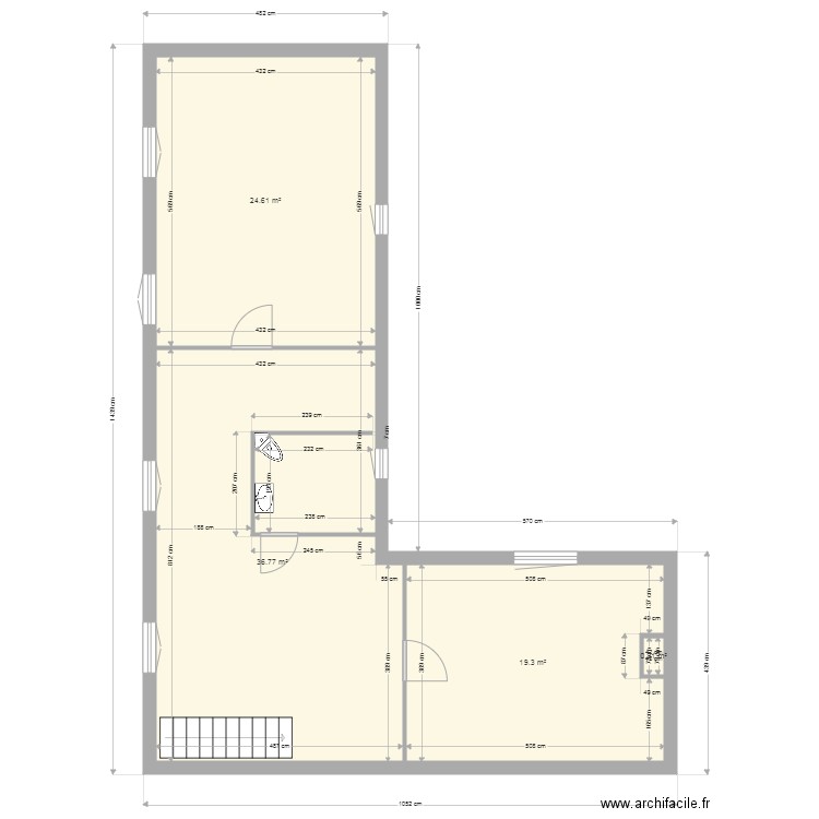 Etage Locronan. Plan de 0 pièce et 0 m2