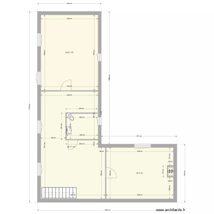 Etage Locronan. Plan de 