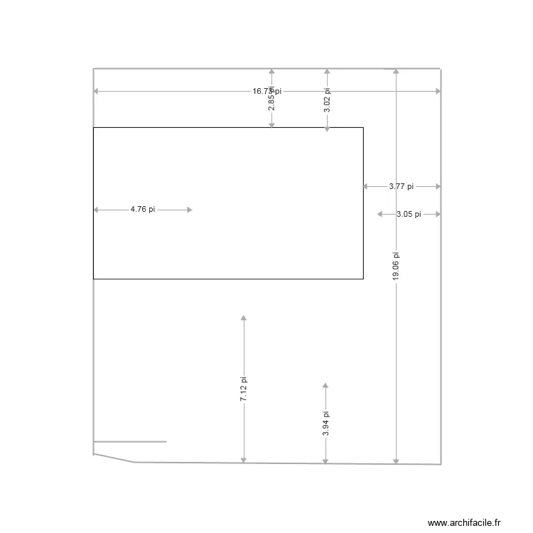 maison st paul. Plan de 