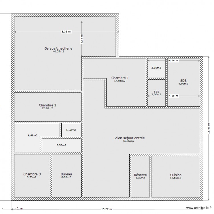 Maison. Plan de 0 pièce et 0 m2